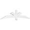 Ekena Millwork Davenport Architectural Grade PVC Gable Bracket, 108"W x 22 1/2"H x 2"D x 6"F, 5/12 Pitch GBP108X23X0206DAV00 - alternate 1